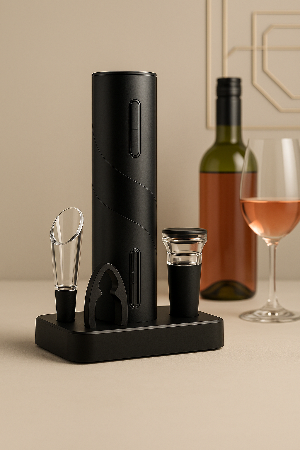 Black Swan™ 5-in-1 Electric Bottle Opener Set