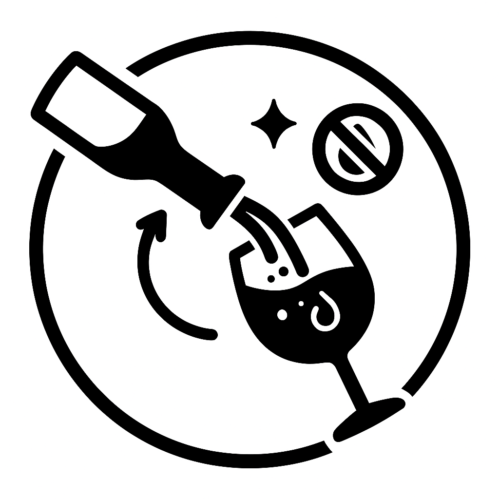 <p><strong>Aerated, Drip-Free Pour!</strong></p>